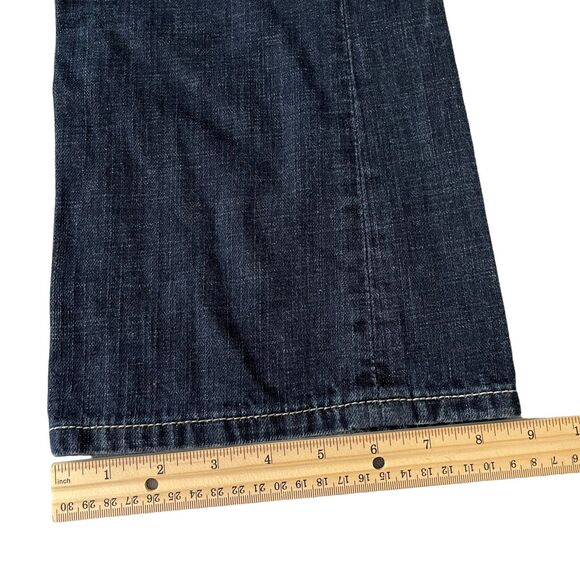 Lucky Brand Bootcut Western Boho Jeans Womens Size 29 Mid Rise Medium Blue Wash - Picture 9 of 14